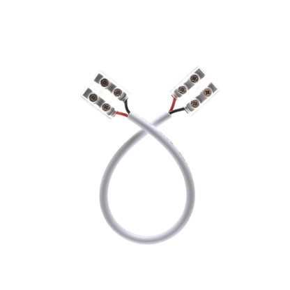 Tape Light Terminal Block, 8mm, Jumper Cable (Tape to Tape), 60 in. 20 AWG Wire Lead, White