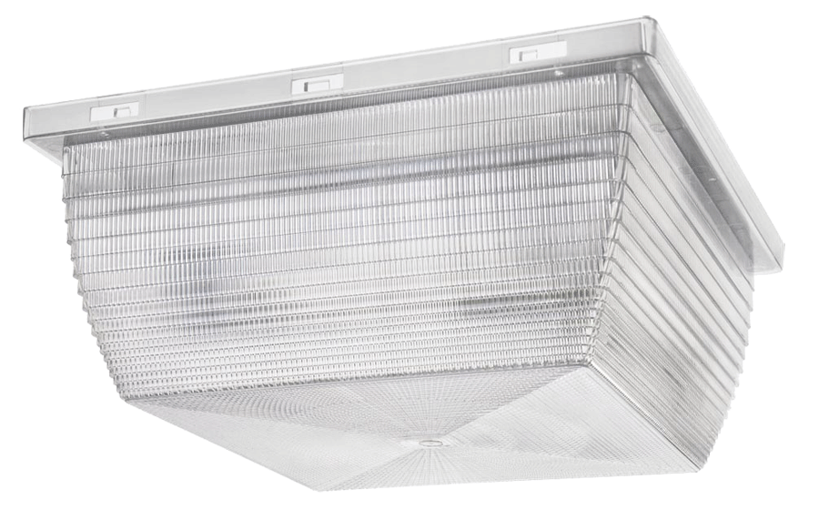 Vandalproof, 2400 lumens, VAN4, 12 Inches X 12 Inches Ceiling 32W CFL Qt