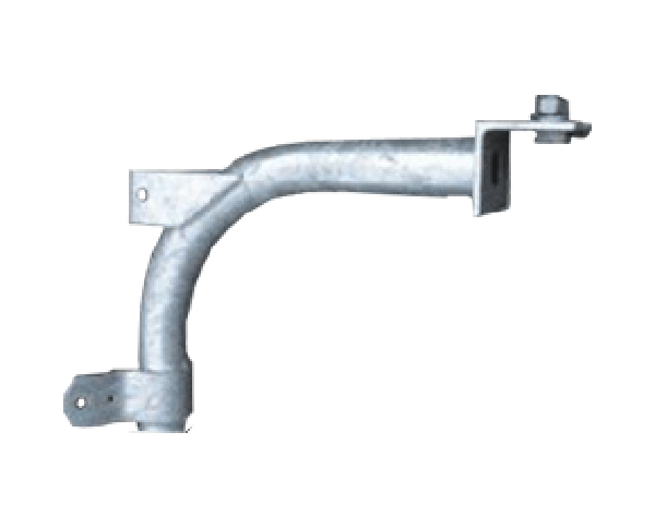 Poles, Wood Mount Curve Bracket 18 Inches