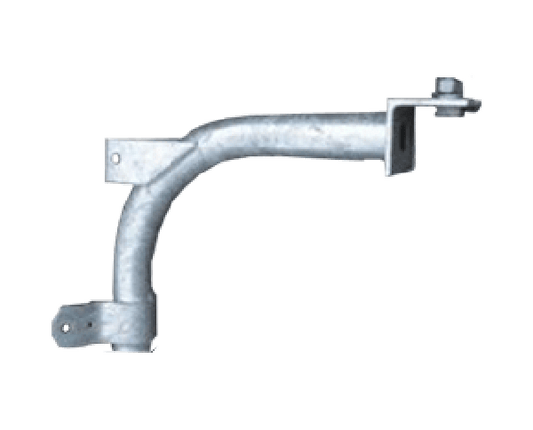 Poles, Wood Mount Curve Bracket 18 Inches