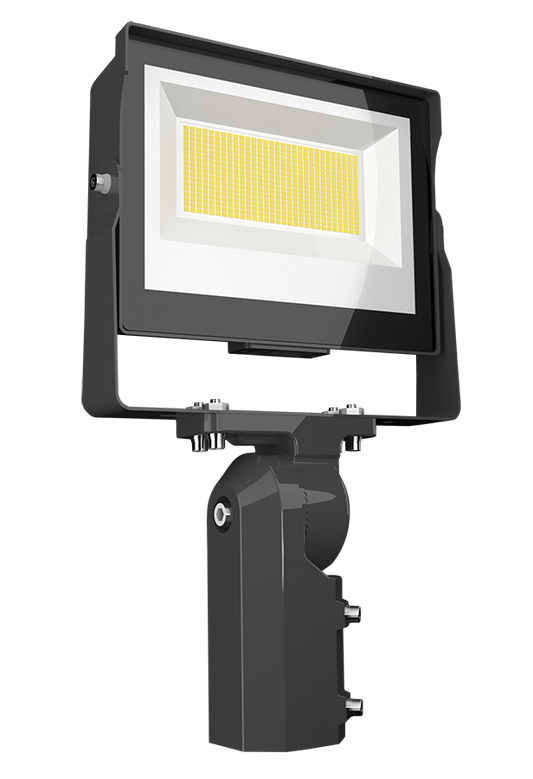 Outdoor Lighting Floodlights 10712/11509/11325 Lumens X17 80W Field Adjustable CCT 5000/4000/3000K Slipfitter Bronze